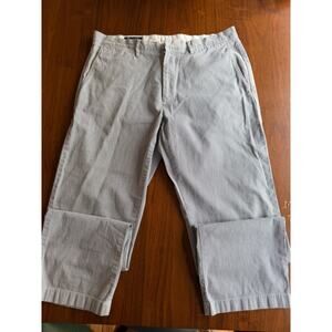 J.Crew Men's Seersucker Pinstripe Straight Leg Chino Pants 33x30